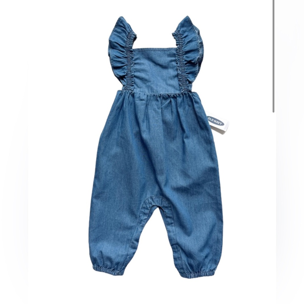 Old Navy Chambray Overalls 18-24 Months